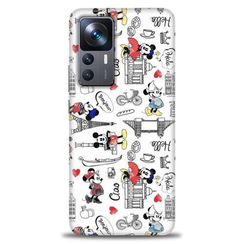 Xiaomi Mi 12T Kılıf HD Baskılı Kılıf - Mickey Şehirde + Tam Ekran Koruyucu