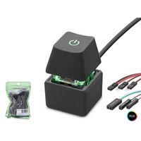 Masaüstü Bilgisayar Rgb Power Tuşu On/Off Switch Siyah ND2811