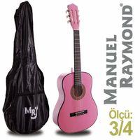 Klasik Gitar Junior Manuel Raymond MRC87PNK KILIF HEDİYE