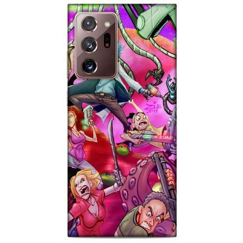 Samsung Galaxy Note 20 Ultra Uyumlu Kılıf Rick And Morty (43) Thin Fit Kılıf Jerry C-500A