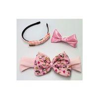 Renkli Desenli Taç Toka Bandana Set