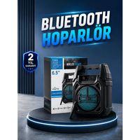 15w Güçlü Ses Çıkışlı Bluetooth Hoparlör Fm Radyo Ve Mikrofon Destekli