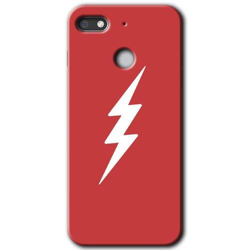 General Mobile GM 8 Go HD Baskılı Kılıf + 9D Tam Ekran Koruyucu - Flash Logo