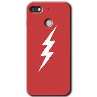 General Mobile GM 8 Go HD Baskılı Kılıf + 9D Tam Ekran Koruyucu - Flash Logo