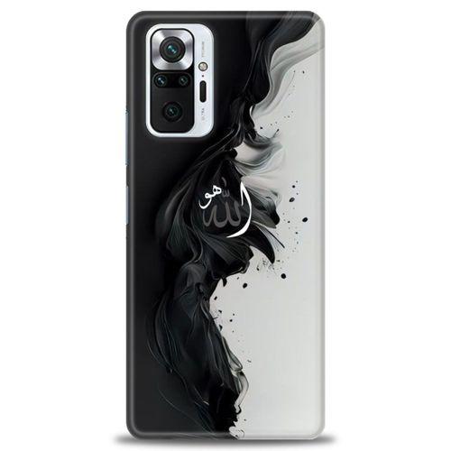 Xiaomi Redmi Note 10 Pro Kılıf HD Baskılı Kılıf - Siyah ve Beyaz + Tam Ekran Koruyucu