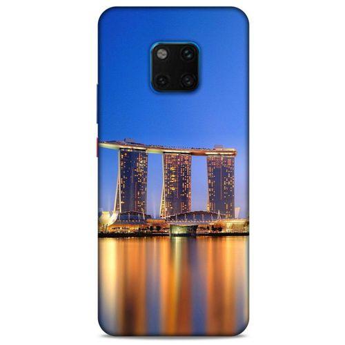 Huawei Mate 20 Pro Kılıf Dünya Mimarisi (46) Core Armor Kılıf Marina Bay Sands Singapur