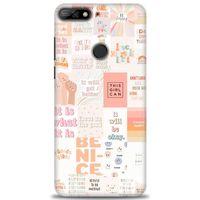 Huawei Y7 2018 Kılıf HD Baskılı Kılıf - This Girl Can + Tam Ekran Koruyucu