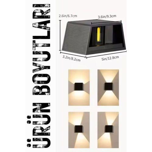 Güneş Enerjili LED Lamba Dinamik Işıklandırma Su Geçirmez Hareket Sensörlü Siyah Plastik