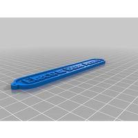 Elektrik Mavi Acara Plakası (Bu ürün Sadece Plastik parçadır - Almadan Önce Soru Sorabilirsiniz)