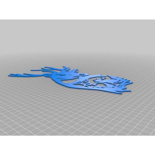 Noel Ren Geyiği Silueti 3 (Bu ürün Sadece Plastik parçadır - Almadan Önce Soru Sorabilirsiniz)