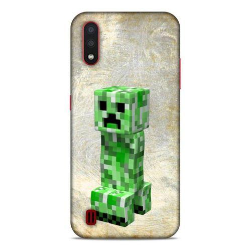 Lopard Samsung Galaxy A01 Uyumlu Kılıf PiXel (38) Neo Hybrid Kılıf Creeper 3D