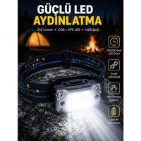 Taşınabilir Şarjlı Led Fener Xpe95lm Cob120lm Manyetik Gövde Yeni Nesil