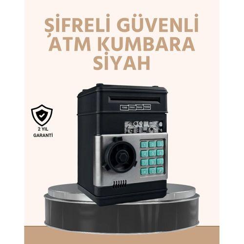 Işıklı Sesli Şifreli Atm Görünümlü Kasa Kumbara