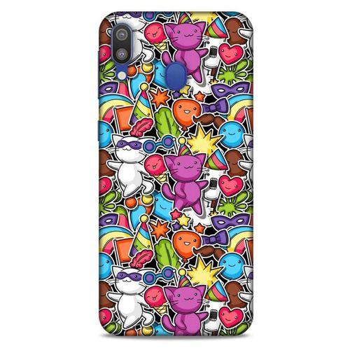 Samsung Galaxy M20 Kılıf Japonya (16) Kalın Kılıf Japon Pokemon