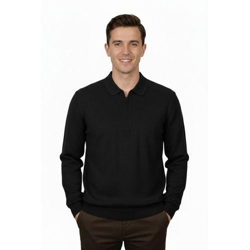 Erkek Regular Fit Polo Yaka Petek Triko Kazak BGL-ST04825