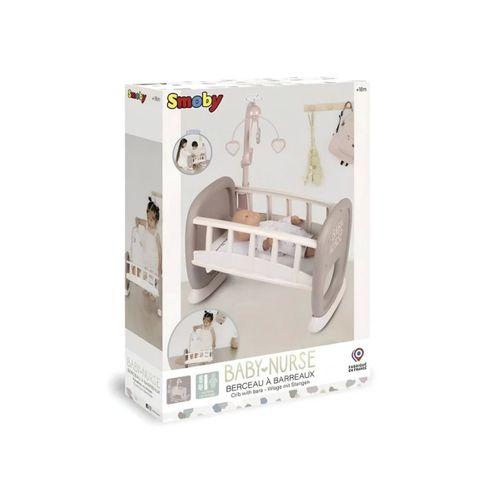 Eğitici Oyuncak Smoby Baby Nurse Sallanan Dönenceli Bebek Beşiği 220372