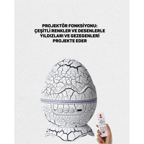 Çocuk Odası İçin Galaxy Projektör + Beyaz Gürültü + Uzaktan Kumandalı