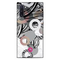 Lopard Samsung Galaxy Note 10 Uyumlu Kılıf Soyut Sanat (42) Desenli Rugged Armor Kılıf
