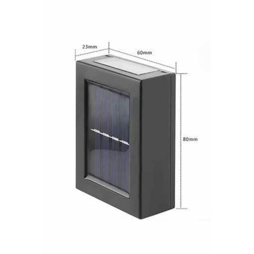 Yeni Model Solar Çift Taraflı Duvar Lambası Dekoratif Duvar Lambası
