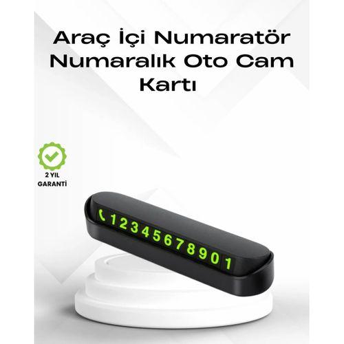 Fosforlu Işıltı İle Araç İçi Telefon Numaratörü – Güvenli Parkın Anahtarı