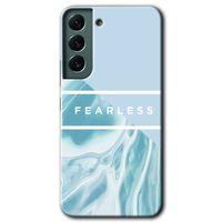 Potkal Hediye Fabrikası Samsung Galaxy S22 Kılıf HD Desen Baskılı Arka Kapak - Fearless