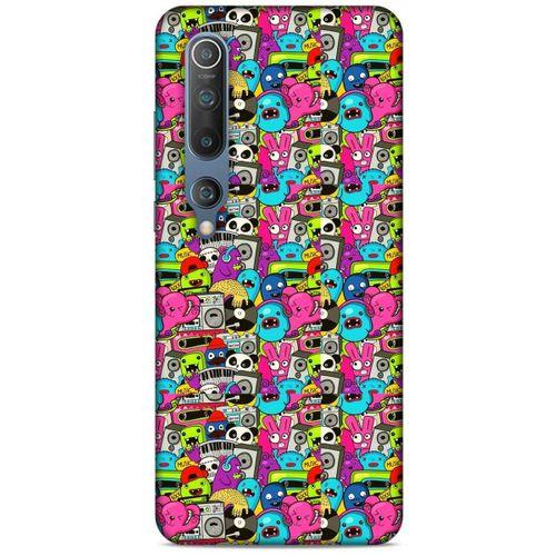 Graffitix (34) Desenli Silikon Kapak Xiaomi Mi 10 Kılıf