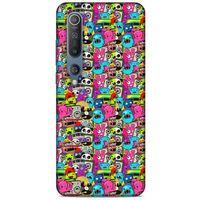 Graffitix (34) Desenli Silikon Kapak Xiaomi Mi 10 Kılıf