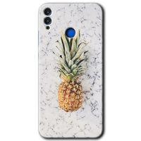 Honor 8x Kılıf HD Desen Baskılı Arka Kapak - Ananas