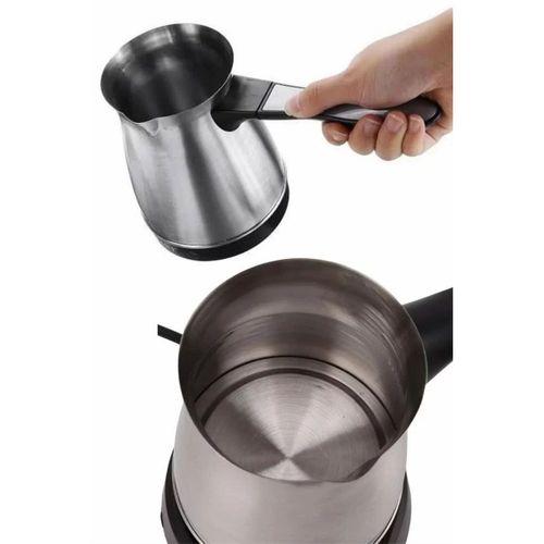 Paslanmaz Çelik Türk Kahvesi Makinesi 6 Fincan Kpasiteli Elektrikli Cezve