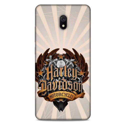 Xiaomi Redmi 8A Uyumlu Kılıf Motorsiklet (3) Kapak Harley Davidson