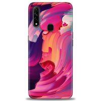 Oppo A31 Kılıf HD Baskılı Kılıf - Renkler + Tam Ekran Koruyucu