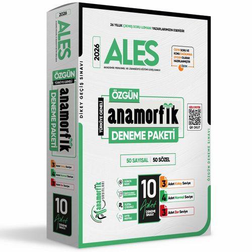 2026 ALES ÖSYM Çıkmış Soru 12li Tıpkı Basım ve 18li (10+8) Anamorfik Özgün Deneme Paketi TG Çözümlü