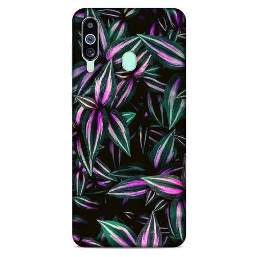 Lopard Samsung Galaxy M40 Uyumlu Kılıf Bahar (28) Arka Kapak Pembe Yeşil