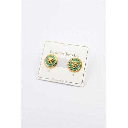 Vs Çelik Küpe - Yeşil