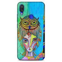 Lopard Xiaomi Redmi Note 7 Pro Uyumlu Kılıf Sürreal Yüzler ♀ (39) Liquid Crystal Kılıf Baskılı