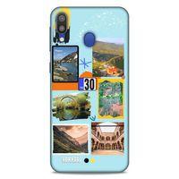 Lopard Samsung Galaxy M20 Uyumlu Kılıf Şehirli ※ (30) Hakkari Silicone Case