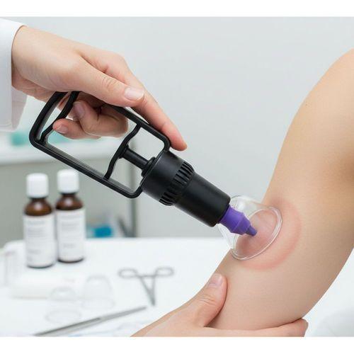 Hacamat Pompası 2 Parmak Siyah