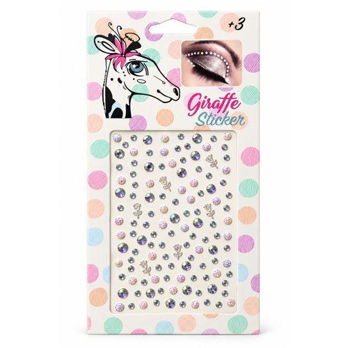 Beyaz Mini Çiçekli Taş Sticker Yapışkanlı Saç , Yüz Vücut Ve Tırnak Taşı Yılbaşı Süs Dekor Işıltılı Parlak