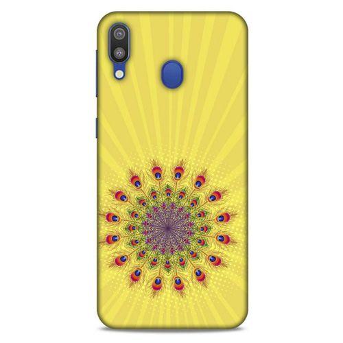 Samsung Galaxy M20 Kılıf Desenli Özel Seri Tüyler (20) Koruyucu Kılıf