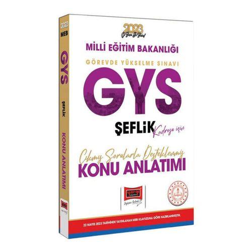 2023 MEB GYS Şeflik Kadrosu İçin Çıkmış Sorularla Desteklenmiş Konu Anlatımı Yargı Yayınları