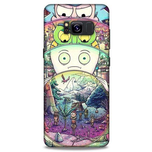 Samsung Galaxy S8 Uyumlu Kılıf Rick And Morty (48) Bumper Kılıf Decoy Jerrys
