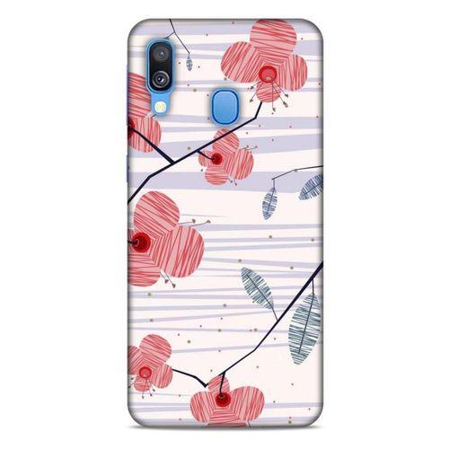 Samsung Galaxy A40 Kılıf Japonya (26) Tpu Silikon Kılıf Japon Kiraz Çiçekleri