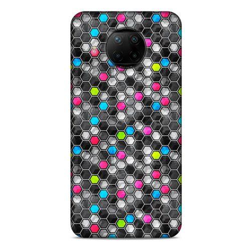 Lopard Xiaomi Redmi Note 9 Pro 5G Uyumlu Kılıf Geometrix (13) Silikon Kap