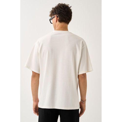 ALEXANDERGARDI V Yaka Oversize T-shirt