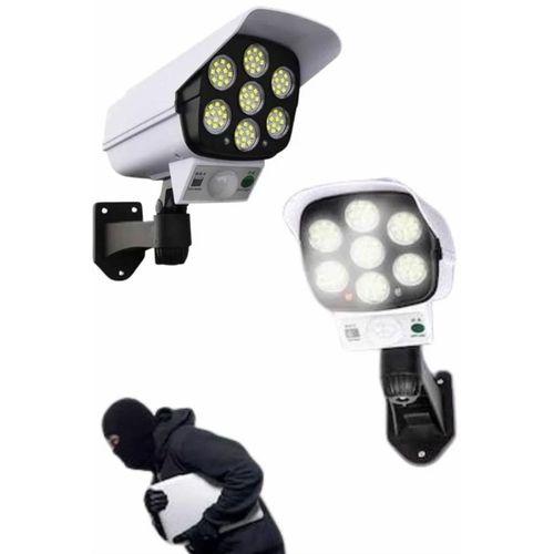 Solar Bahçe Aydınlatması Hareket Sensörlü Uzaktan Kumandalı Kamera Görünümlü