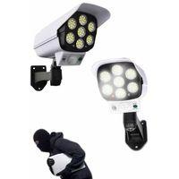 Solar Bahçe Aydınlatması Hareket Sensörlü Uzaktan Kumandalı Kamera Görünümlü