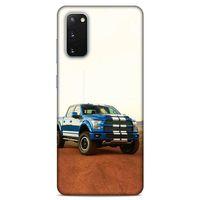 Lopard Samsung Galaxy S20 Uyumlu Kılıf PickUpX (27) Tasarımlı Kılıf Gece Mavi