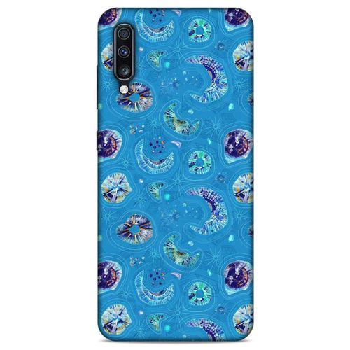 Samsung Galaxy A70 Kılıf Baskılı Özel Seri Taşlı (44) Tough Armor Kılıf