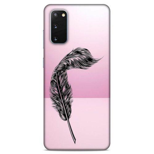 Lopard Samsung Galaxy S20 Uyumlu Kılıf Tattoo's (29) Arka Koruma Kılıfı Tüy Dövmesi