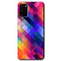 Potkal Hediye Fabrikası Samsung Galaxy S20 Kılıf HD Desen Baskılı Arka Kapak - Multi Oblique
